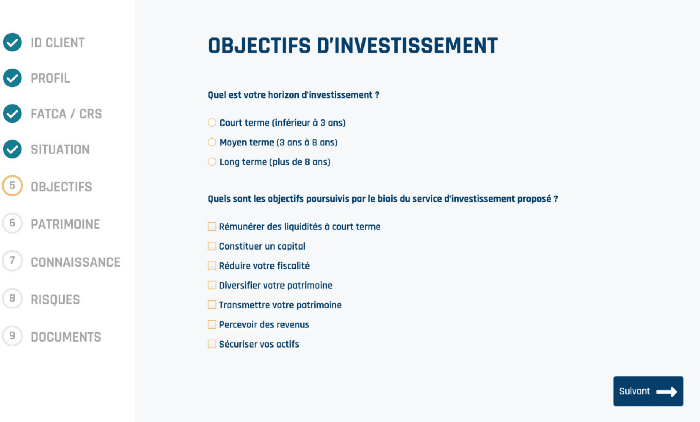 Flow d’inscription chez Private-Corner