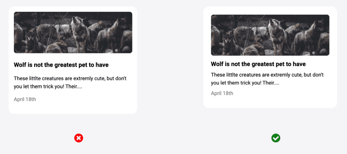 Don’t use too much margin