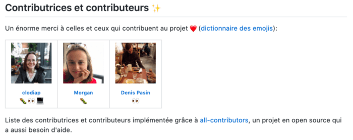 mettre en évidence les contributions apportées